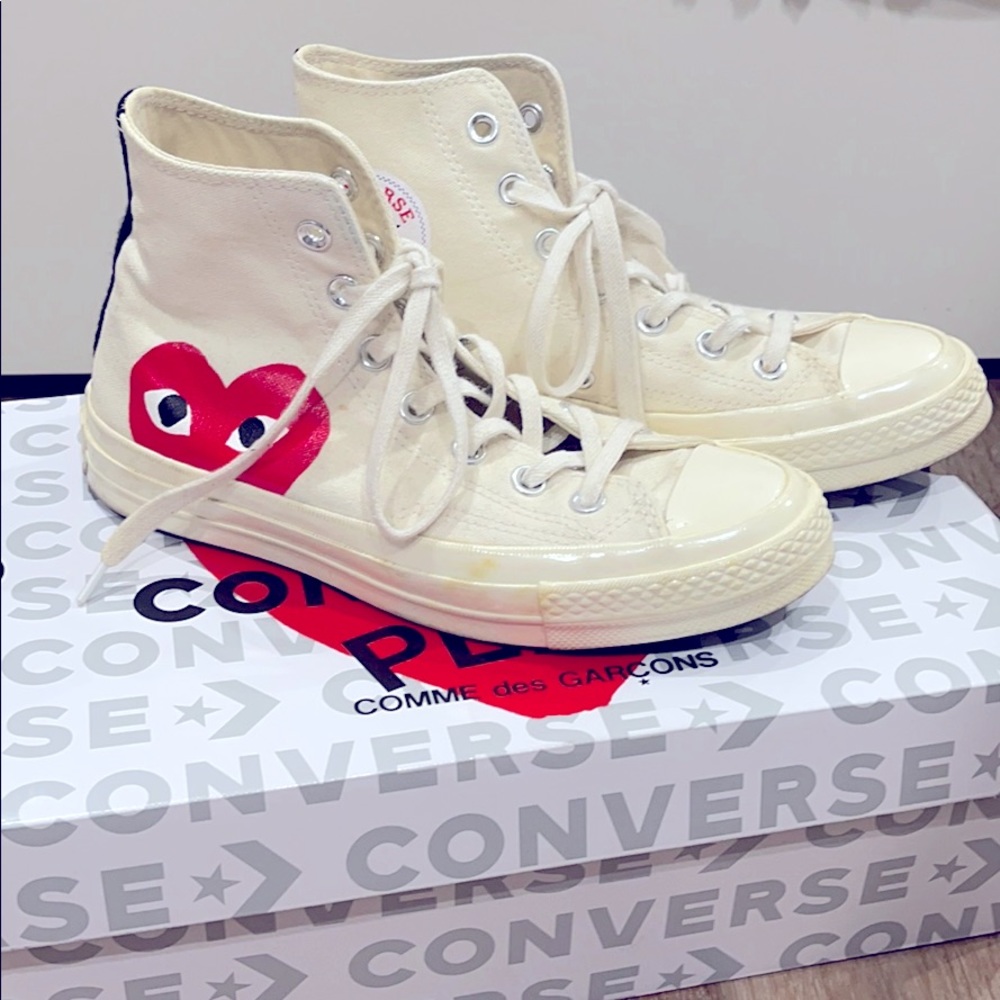 Converse x Comme Des Garçon PLAY High Tops